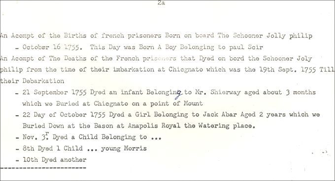 Captain's log, John Waite, captain of the Jolly Phillip, 1755