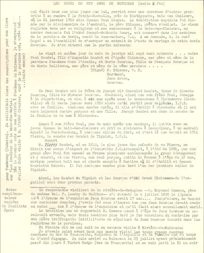 Famille Bourg (Bourque)