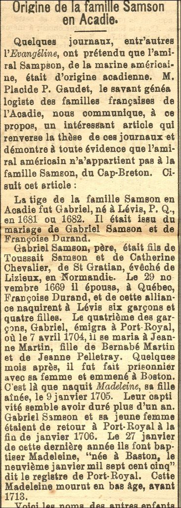 Samson family