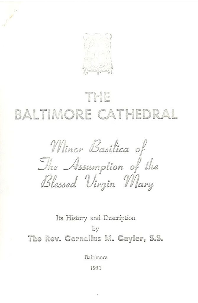 Baltimore's cathedral in Maryland