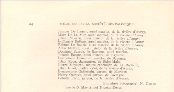 Rôle du «&nbsp;Saint-Jehan&nbsp;», 1636