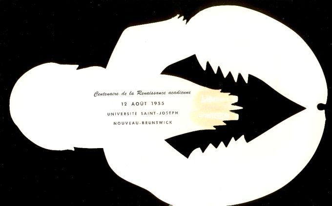 Menu de banquet, Memramcook, N.-B., 1955