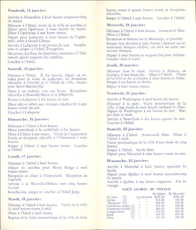 Brochure, La liaison française 1955