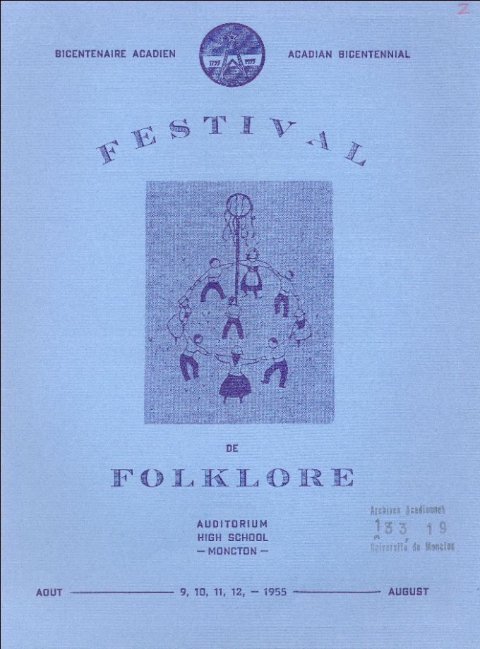 Programme, Festival de folklore, 1955