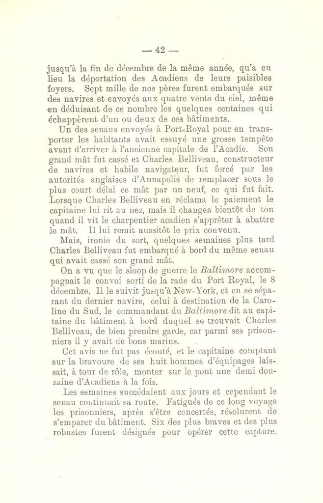 Récits relatant la prise du Pembroke par les Acadiens, 1755-1756