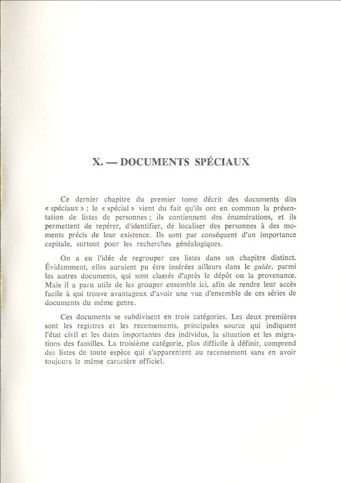 Special documents concerning the Acadians