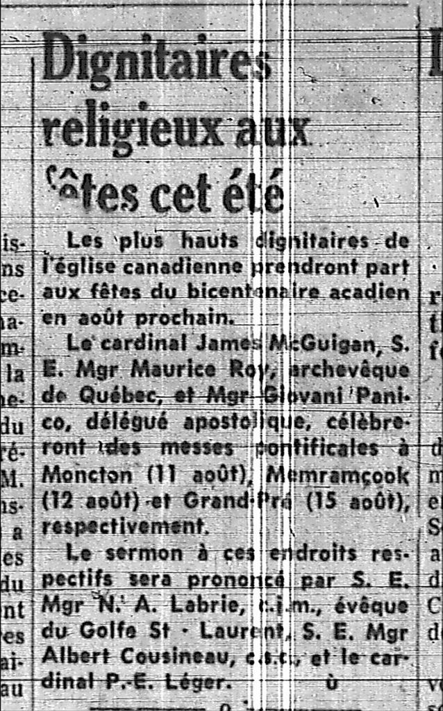 Dignitaires religieux aux fêtes cet été
